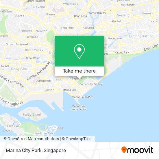 Marina City Park map