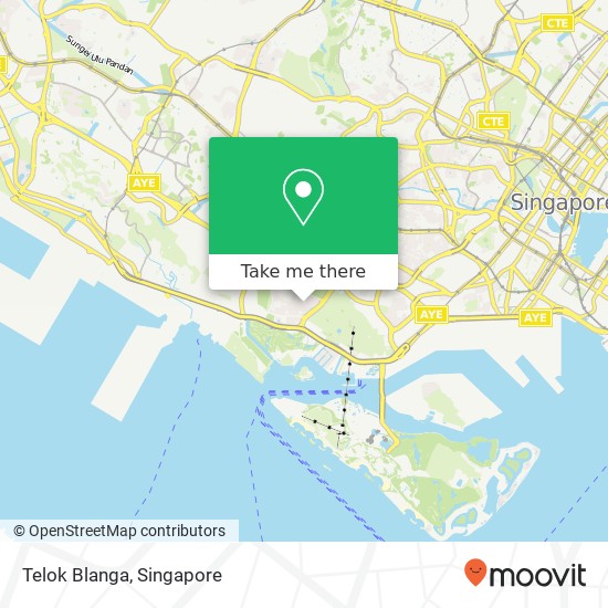 Telok Blanga map