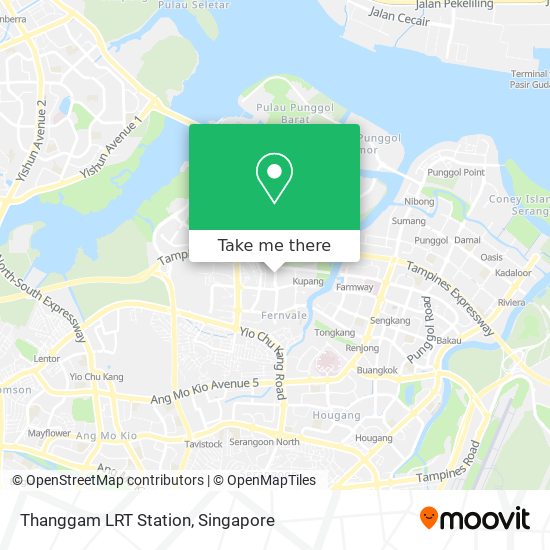 Thanggam LRT Station map