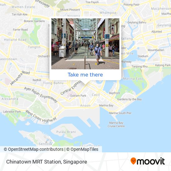 Chinatown MRT Station map