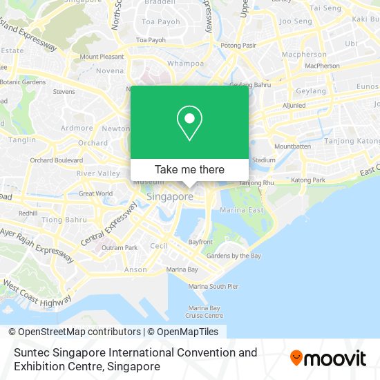 Suntec Singapore International Convention and Exhibition Centre map