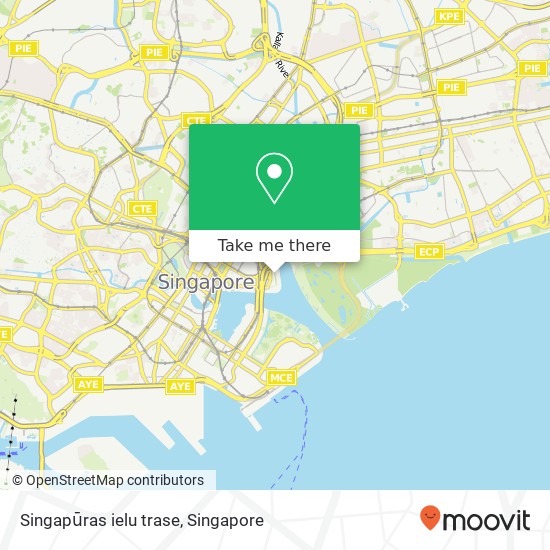 Singapūras ielu trase地图