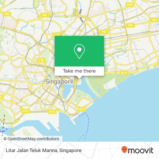 Litar Jalan Teluk Marina地图