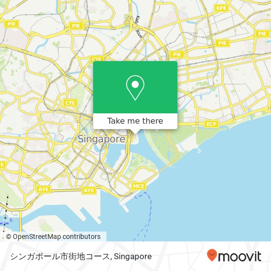 シンガポール市街地コース地图