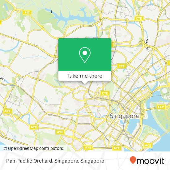 Pan Pacific Orchard, Singapore map