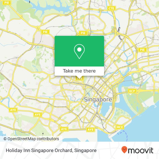 Holiday Inn Singapore Orchard map