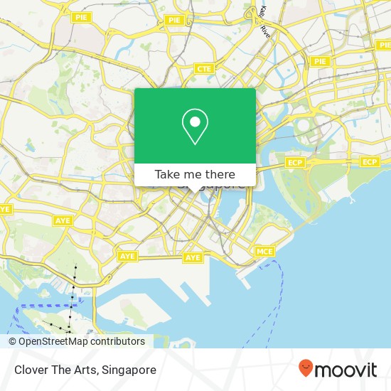 Clover The Arts map