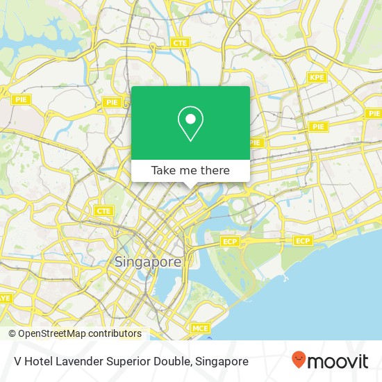 V Hotel Lavender Superior Double地图