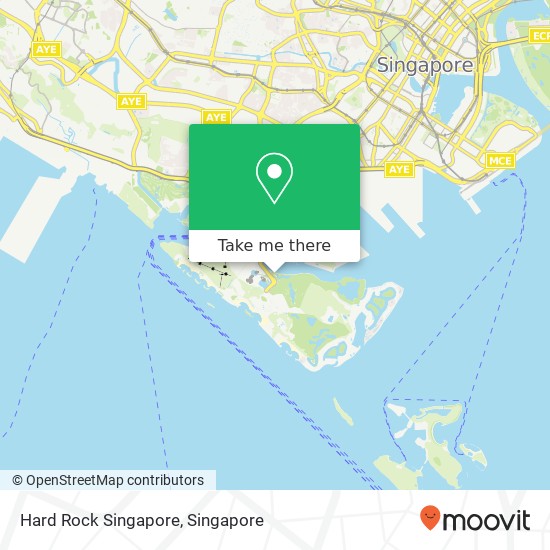 Hard Rock Singapore地图