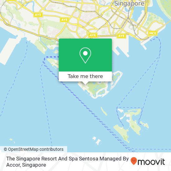 The Singapore Resort And Spa Sentosa Managed By Accor map