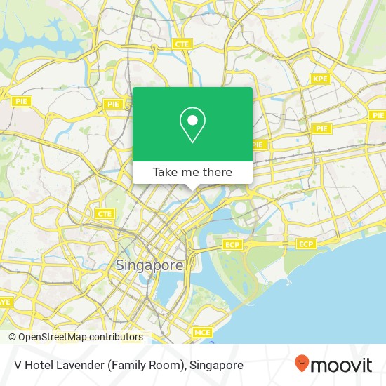 V Hotel Lavender (Family Room) map