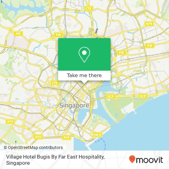 Village Hotel Bugis By Far East Hospitality map