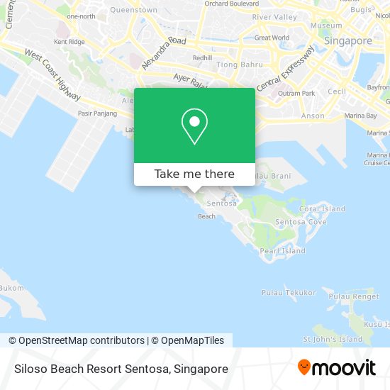 Siloso Beach Resort Sentosa地图