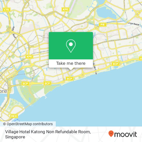 Village Hotel Katong Non Refundable Room map