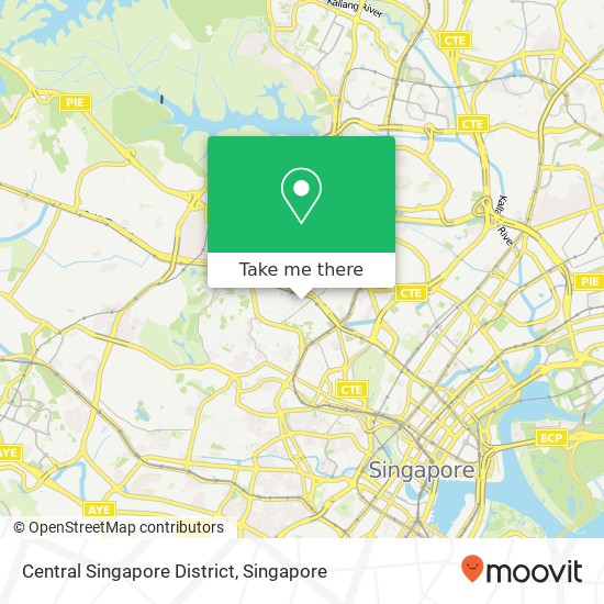 Central Singapore District map