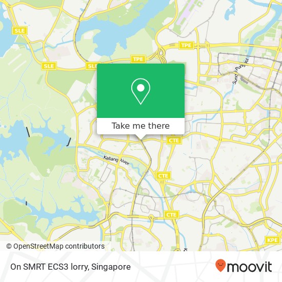 On SMRT ECS3 lorry地图