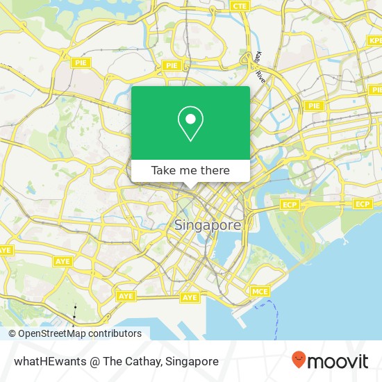 whatHEwants @ The Cathay map