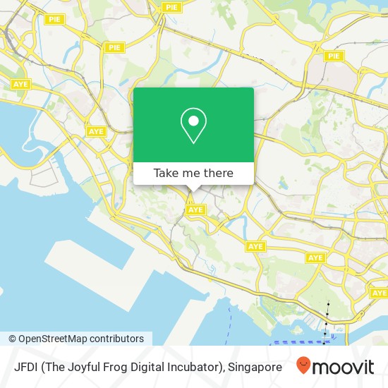 JFDI (The Joyful Frog Digital Incubator)地图