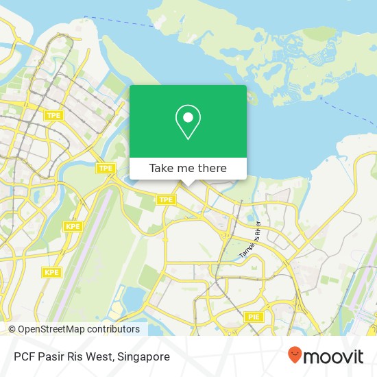 PCF Pasir Ris West map