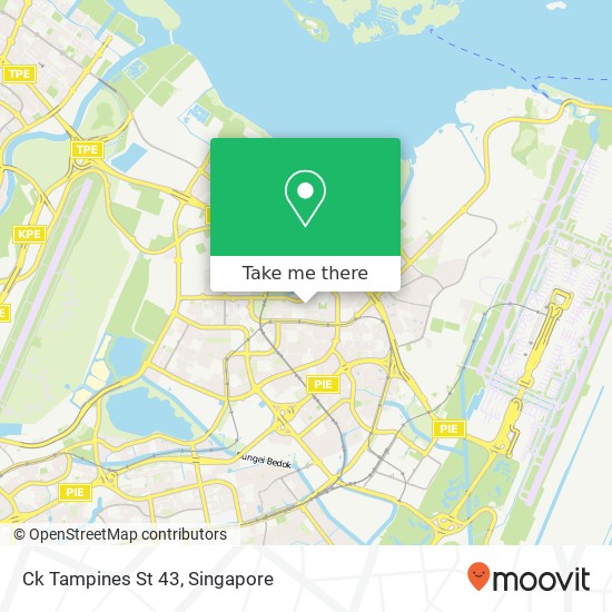 Ck Tampines St 43 map