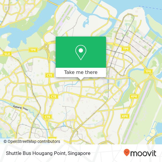 Shuttle Bus Hougang Point map