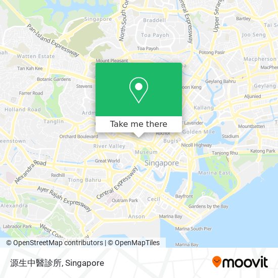 源生中醫診所 map