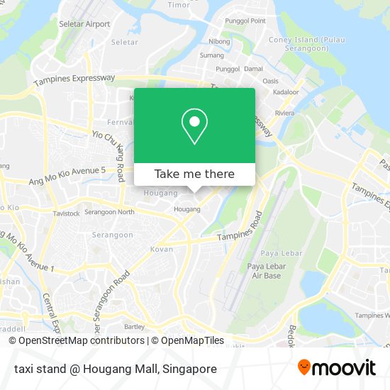taxi stand @ Hougang Mall map