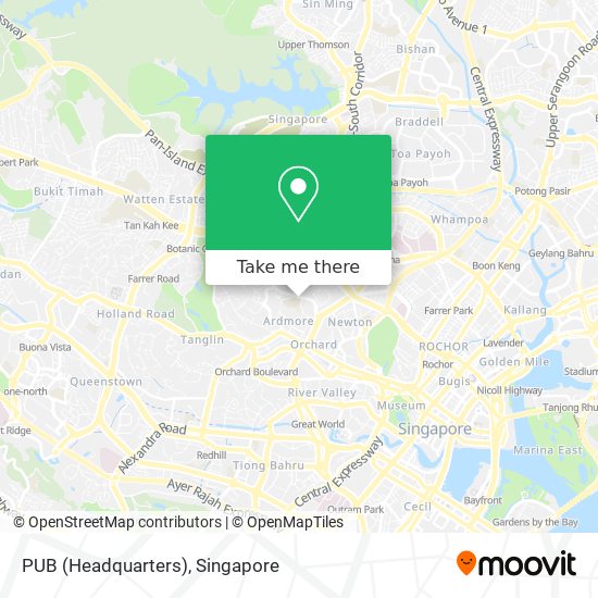 PUB (Headquarters) map