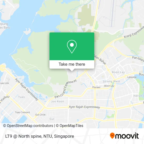 LT9 @ North spine, NTU地图