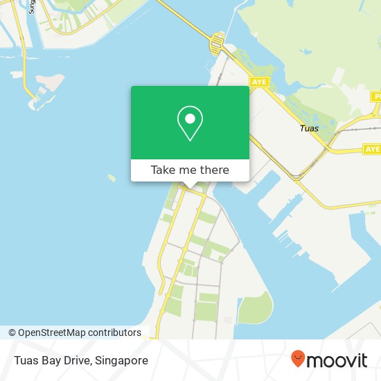 Tuas Bay Drive map