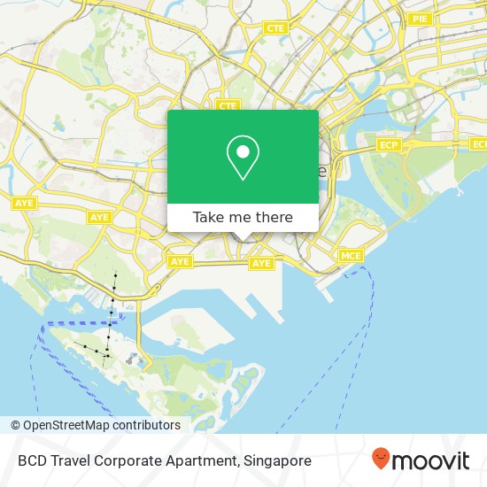 BCD Travel Corporate Apartment map