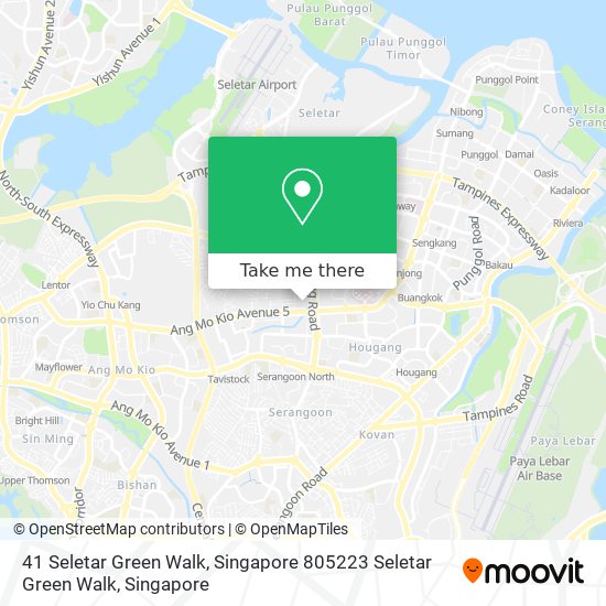41 Seletar Green Walk, Singapore 805223 Seletar Green Walk map