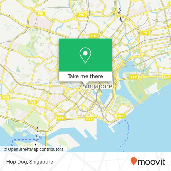 Hop Dog map