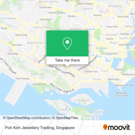 Poh Kim Jewellery Trading map