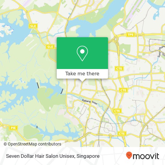 Seven Dollar Hair Salon Unisex map