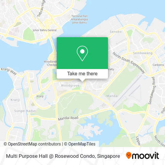 Multi Purpose Hall @ Rosewood Condo地图