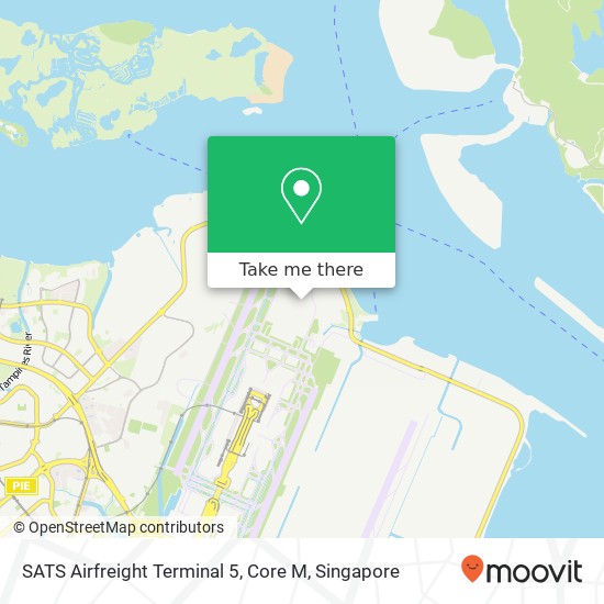 SATS Airfreight Terminal 5, Core M map