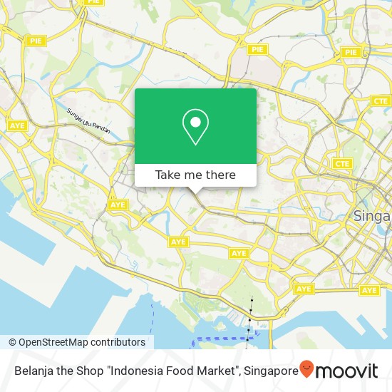 Belanja the Shop "Indonesia Food Market"地图