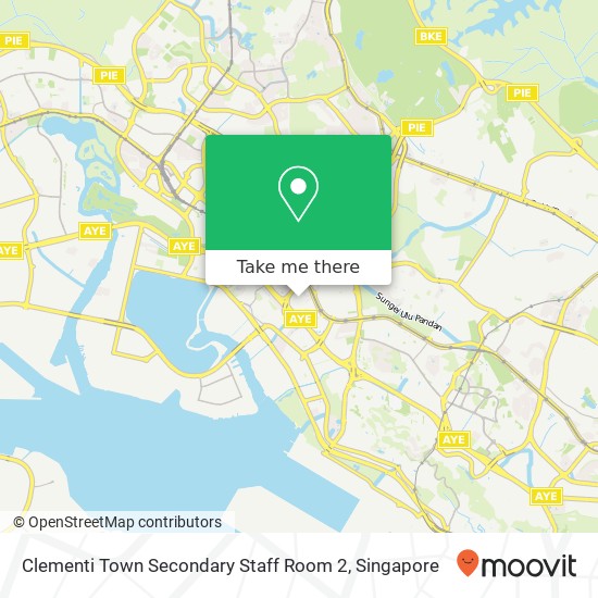 Clementi Town Secondary Staff Room 2 map