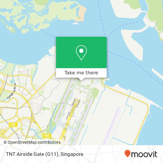 TNT Airside Gate (G11) map