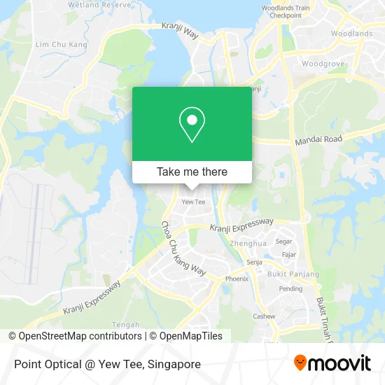 Point Optical @ Yew Tee地图