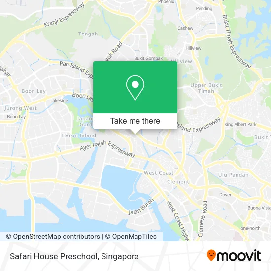 Safari House Preschool map