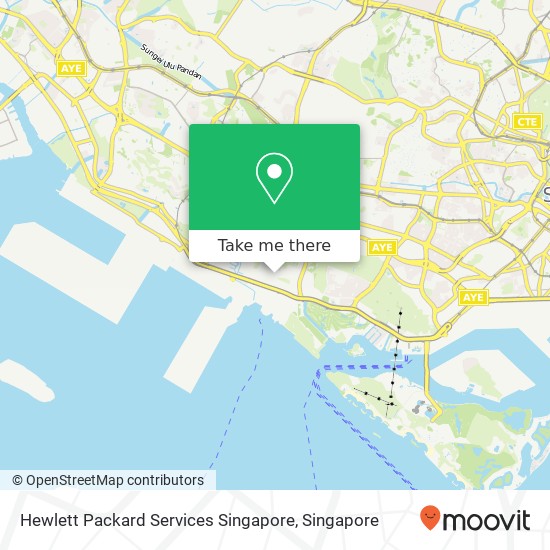 Hewlett Packard Services Singapore map