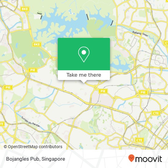 Bojangles Pub map
