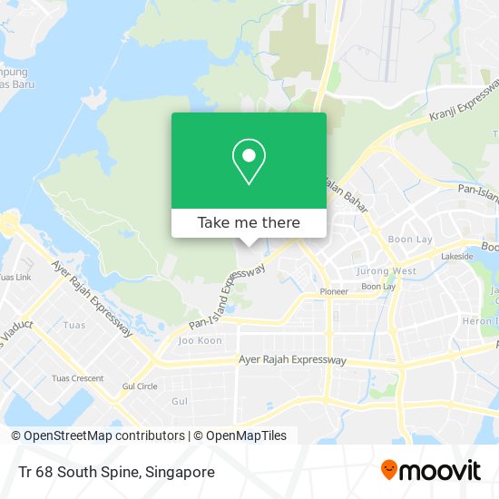Tr 68 South Spine map