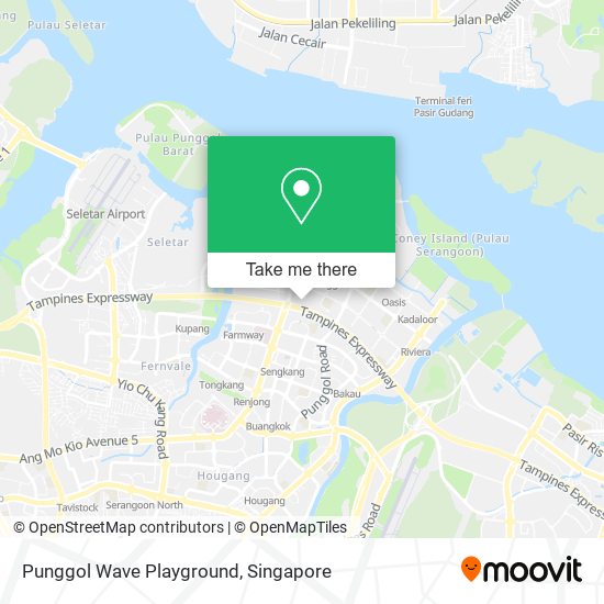 Punggol Wave Playground map