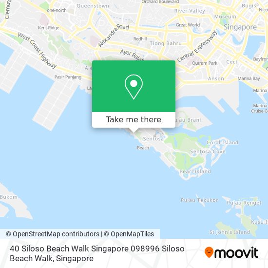 40 Siloso Beach Walk Singapore 098996 Siloso Beach Walk地图