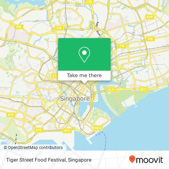 Tiger Street Food Festival map