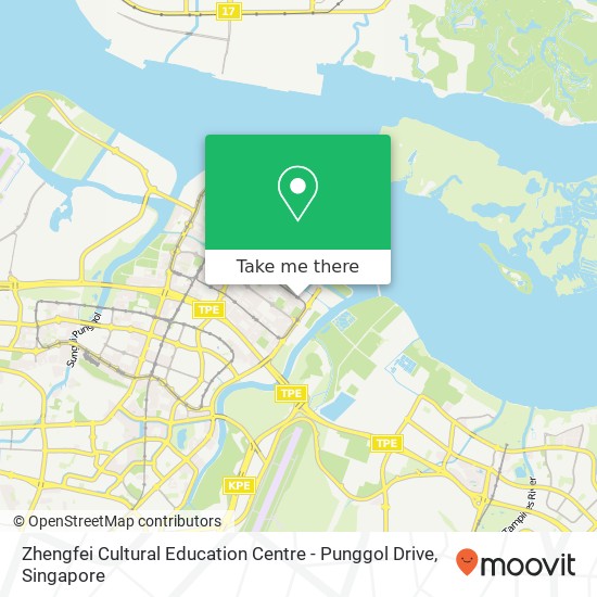 Zhengfei Cultural Education Centre - Punggol Drive map