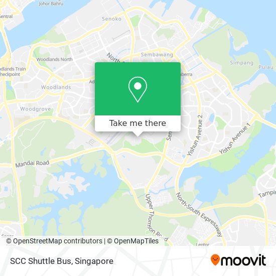 SCC Shuttle Bus map